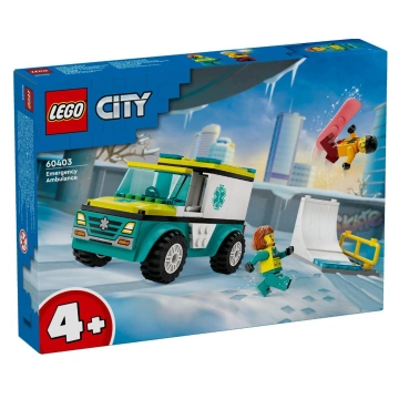 LEGO City 60403 Sanitka a snowboardista