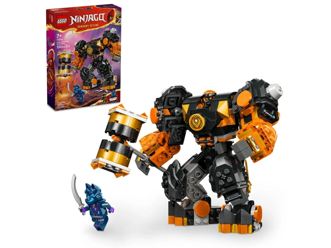 LEGO Ninjago 71806 Coleův živelný zemský robot