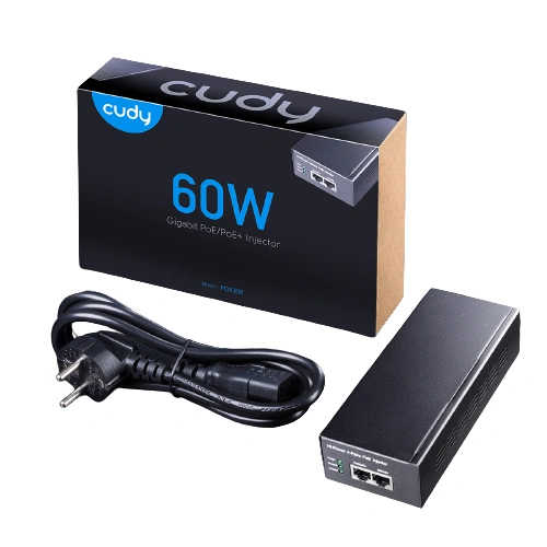 Napájení PoE+ 60W Gigabitový injektor POE300