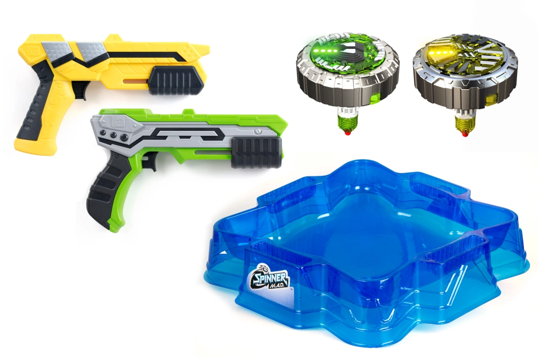 TWM 5dílný Spinner Mad Deluxe Yellow / Green Battle Pack