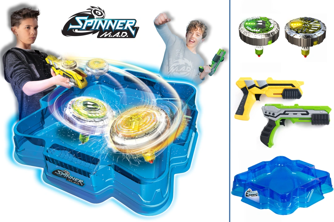 TWM 5dílný Spinner Mad Deluxe Yellow / Green Battle Pack