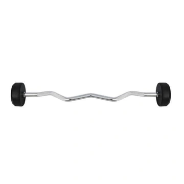 HMS GSL30 fixed barbell/rubber broken bar 30 kg