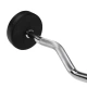 HMS GSL30 fixed barbell/rubber broken bar 30 kg