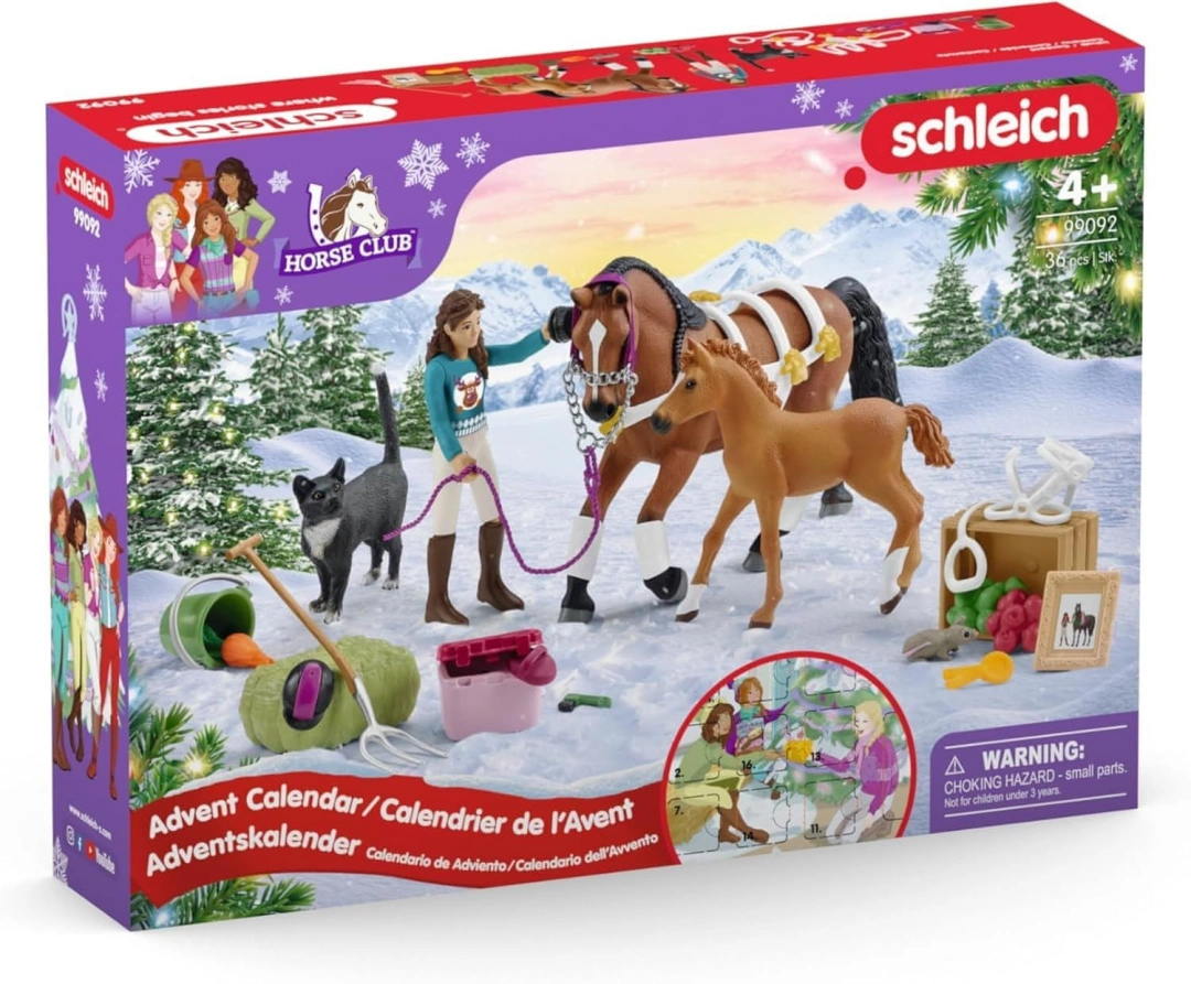 Schleich 99092 Adventní kalendář HORSE CLUB 2024