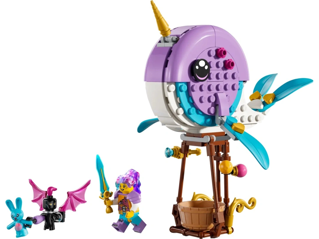 LEGO DREAMZzz 71472 Izzie a její horkovzdušný balón ​ve tvaru narvala