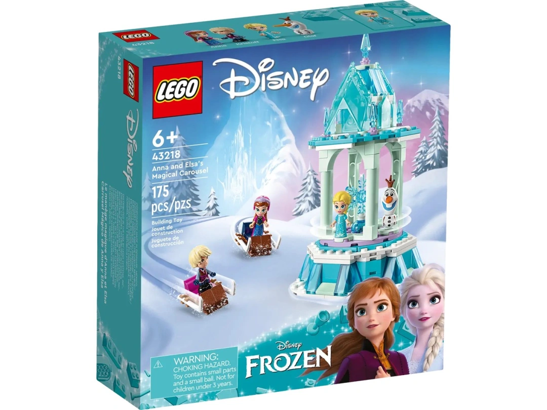 LEGO Disney Princess 43218 Kouzelný kolotoč Anny a Elsy