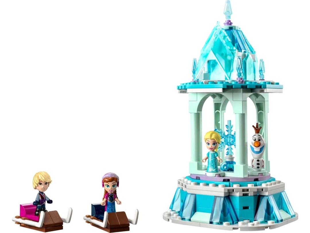 LEGO Disney Princess 43218 Kouzelný kolotoč Anny a Elsy