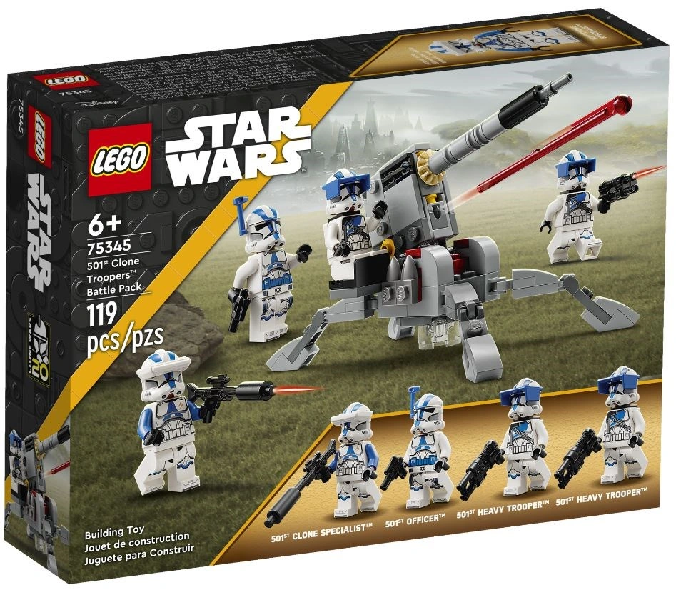 LEGO Star Wars 75345 Bitevní balíček klonovaných vojáků z 501. legie