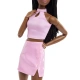 Mattel Barbie Looks S copánky v růžovém outfitu HRM13