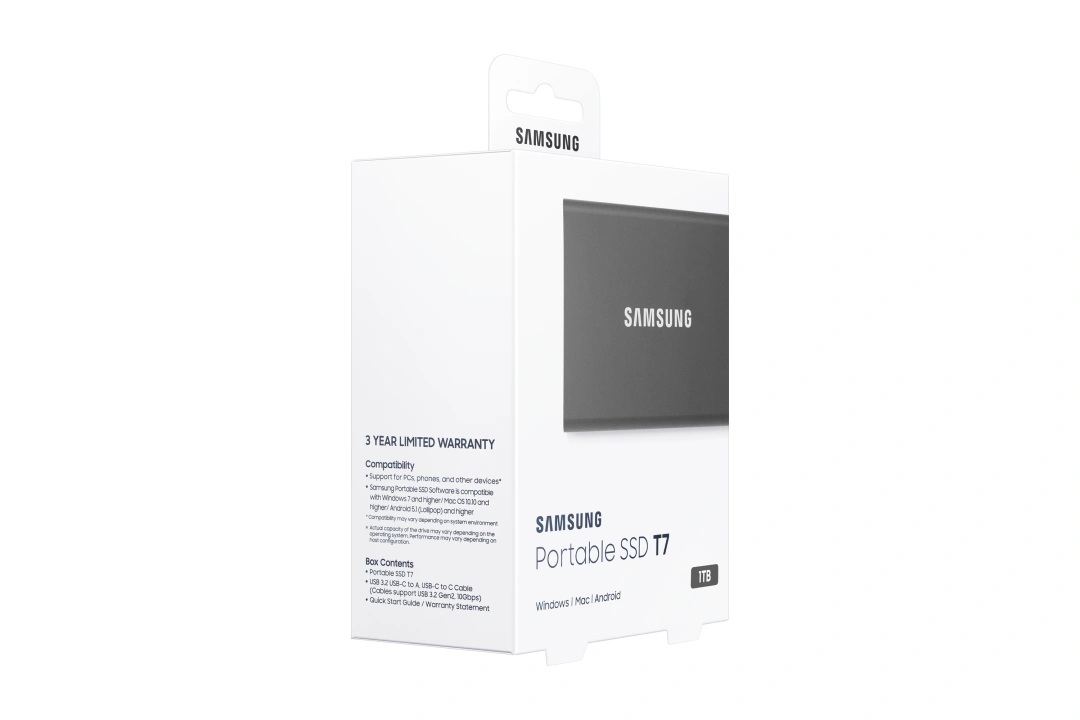 Samsung Portable SSD T7 1TB grey