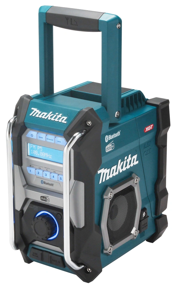 Makita AKU rádio DAB s Bluetooth, Li-ion CXT, LXT, XGT,12V-40V, bez aku Z (MR004GZ)