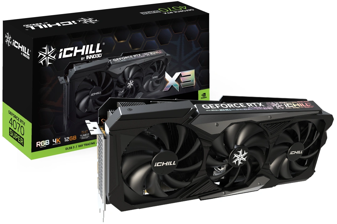 Inno3D GEFORCE RTX 4070 SUPER ICHILL X3