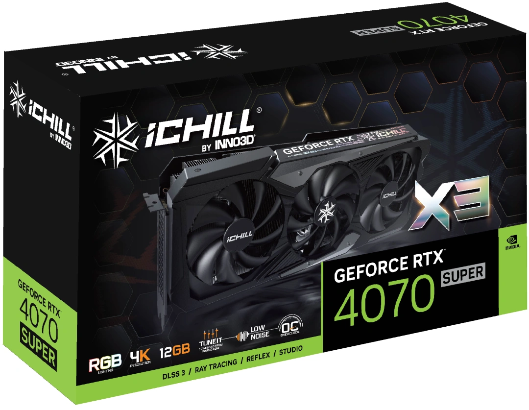 Inno3D GEFORCE RTX 4070 SUPER ICHILL X3