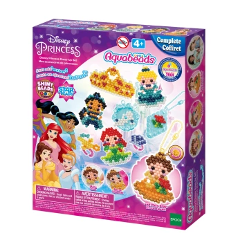 Aquabeads Třpytivé princezny Disney Kreativní sada z korálků