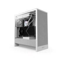 NZXT H5 FLOW (2024) MIDI TOWER CASE WITH WINDOW WHITE