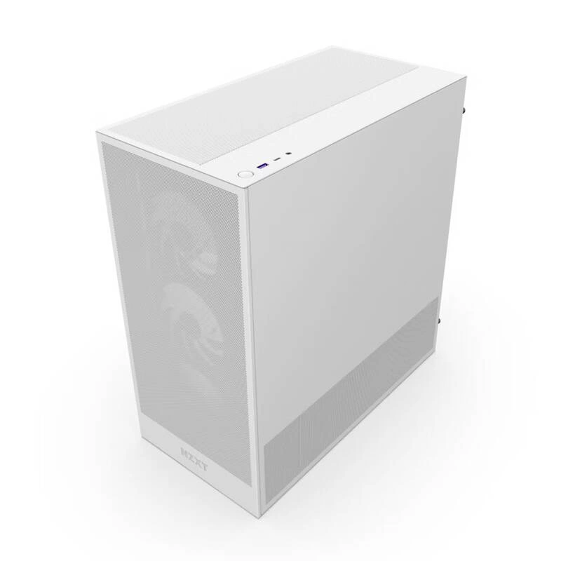 NZXT H5 FLOW RGB (2024) MIDI TOWER CASE WITH WINDOW WHITE