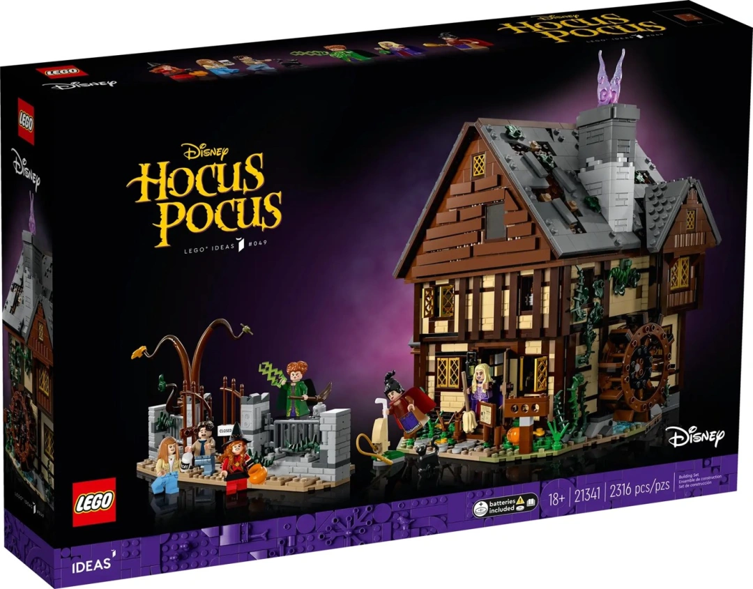 LEGO IDEAS 21341 Disney Hocus Pocus - Chata sester Sandersonových