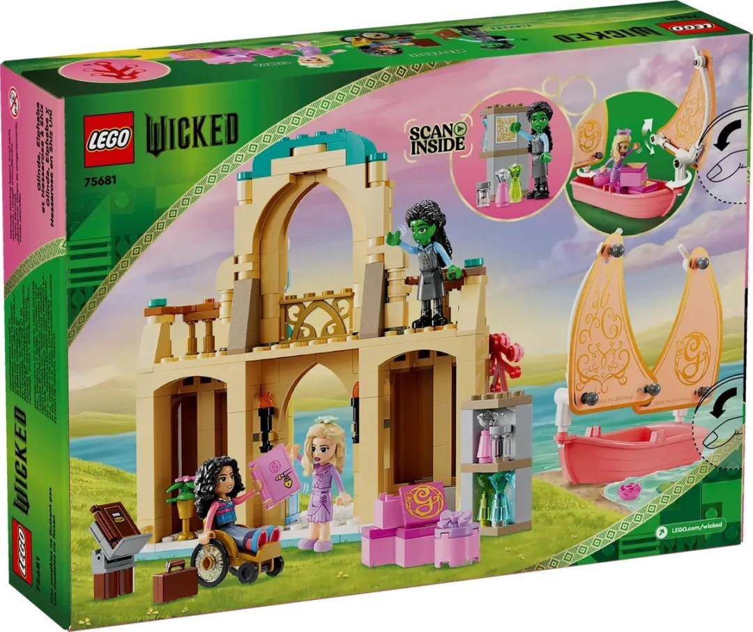 LEGO Wicked 75681 Glinda, Elphaba a Nessarose na Shiz univerzitě