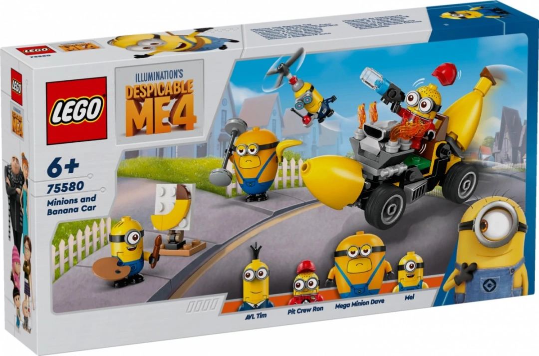 LEGO Já padouch 4 75580 Mimoni a banánové auto