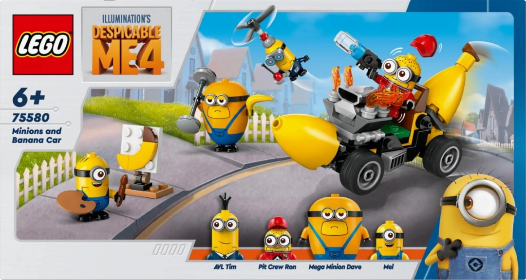 LEGO Já padouch 4 75580 Mimoni a banánové auto