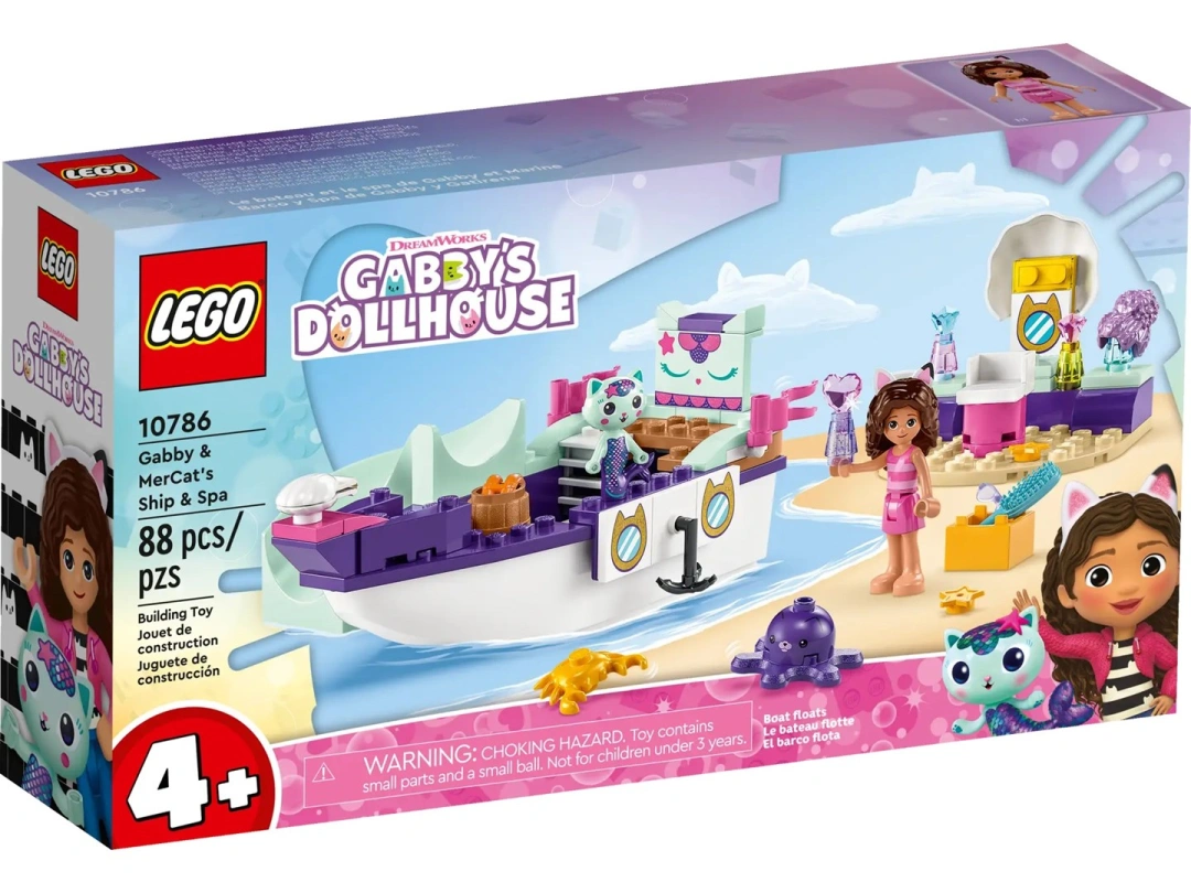 LEGO Gábinin kouzelný domek 10786 Gábi a Rybočka na luxusní lodi