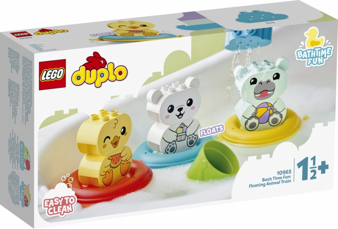 LEGO DUPLO 10965 Legrace ve vaně: Plovoucí vláček se zvířátky