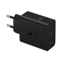 Samsung 2x USB-C, s funkcí Fast Charge 50W + kabel USB-C, černá