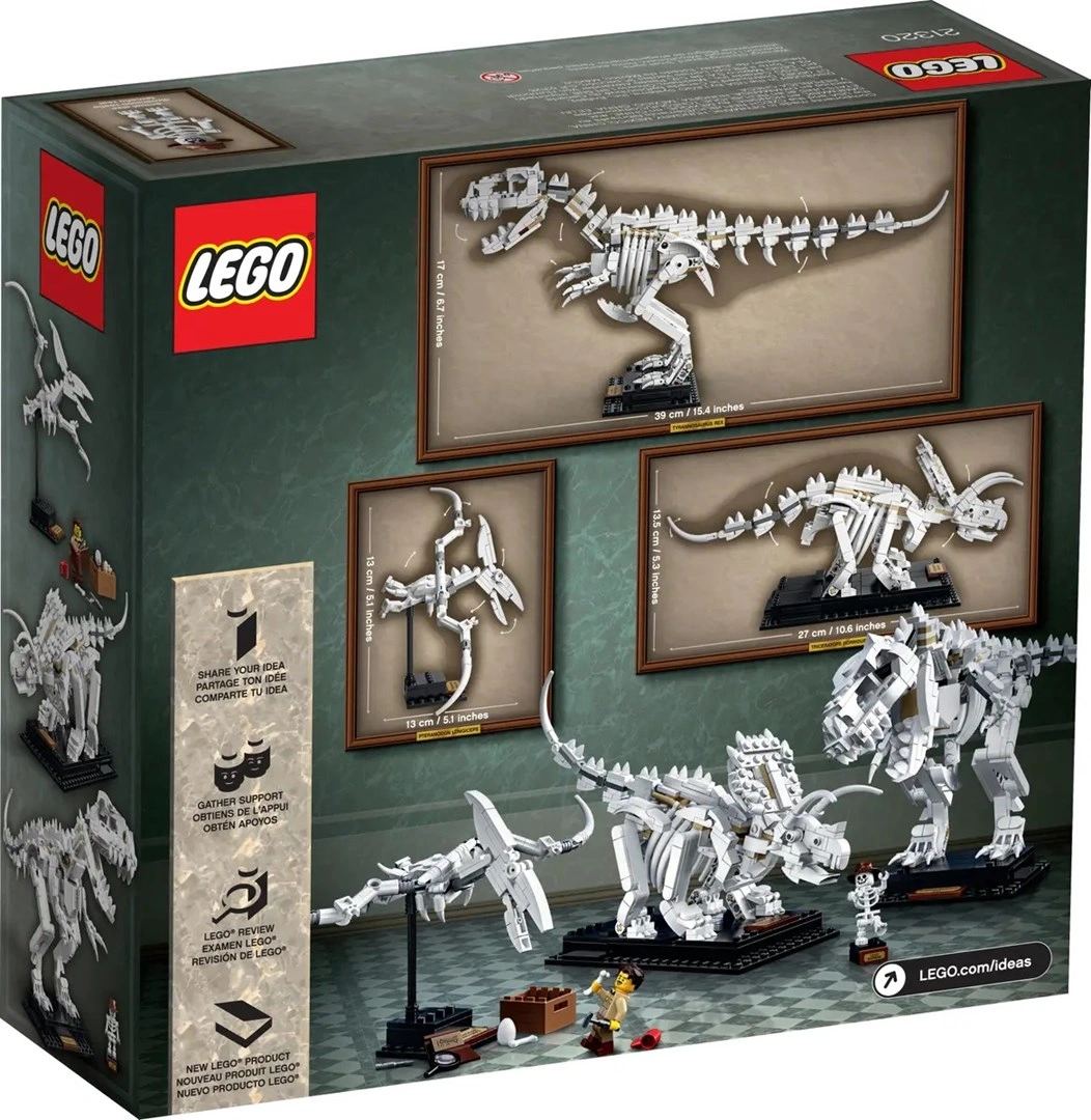 LEGO IDEAS 21320 Zkameněliny dinosaurů