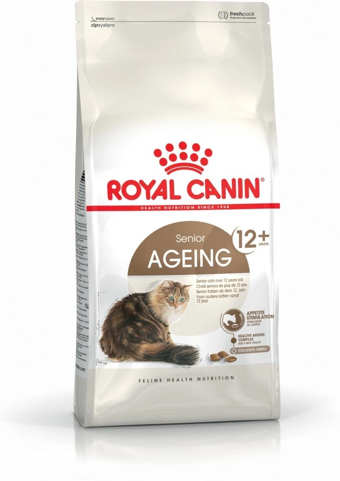 Royal Canin Senior Ageing 12+ suché krmivo pro kočky 2 kg