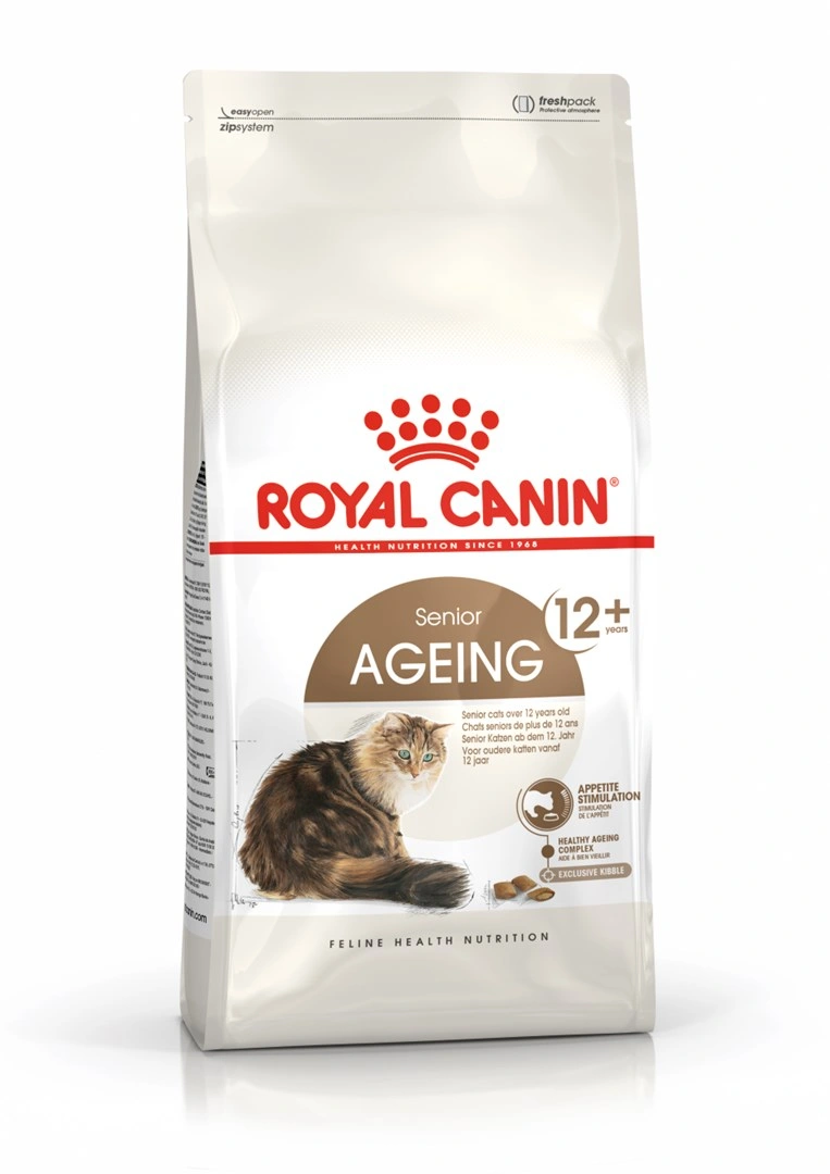 Royal Canin Senior Ageing 12+ suché krmivo pro kočky 2 kg