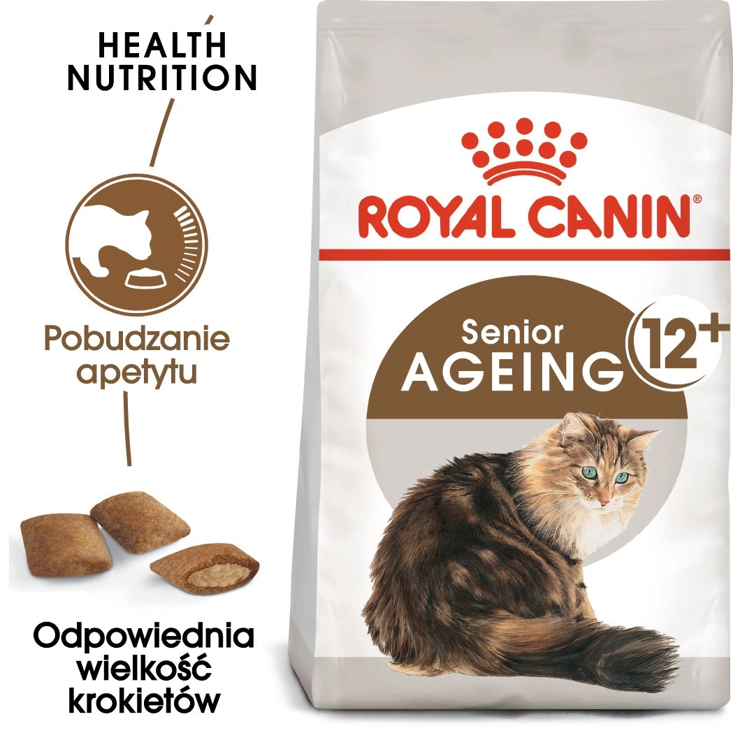 Royal Canin Senior Ageing 12+ suché krmivo pro kočky 2 kg