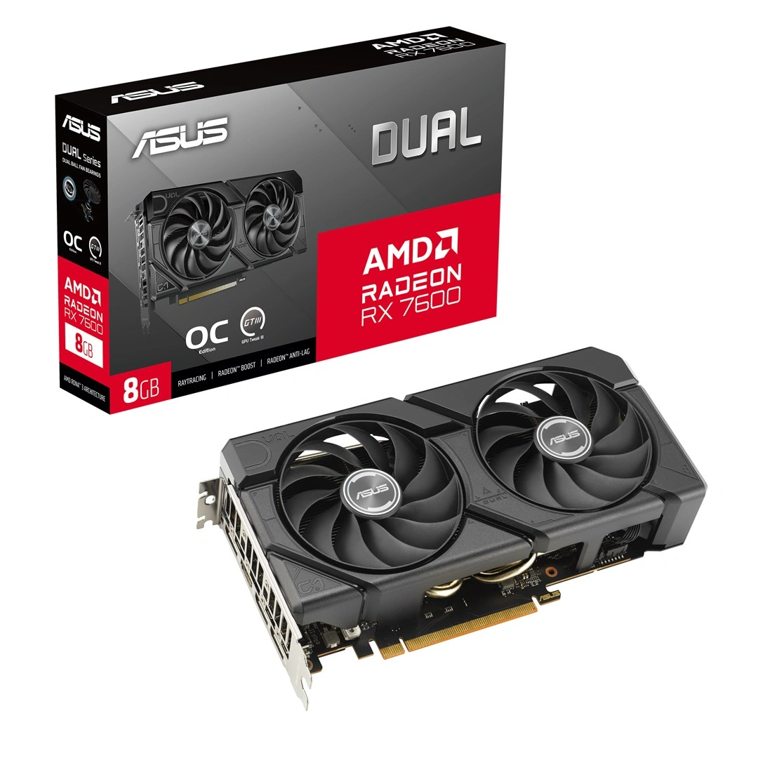 ASUS DUAL-RX7600-O8G-EVO