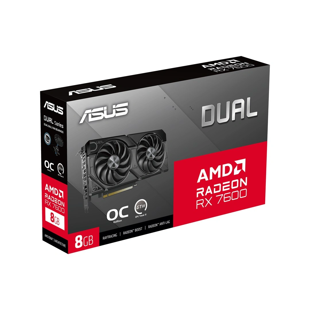 ASUS DUAL-RX7600-O8G-EVO