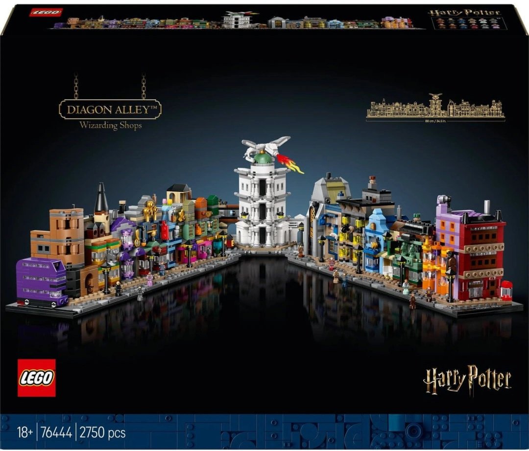 LEGO Harry Potter 76444 Kouzelnické obchody v Příčné ulici