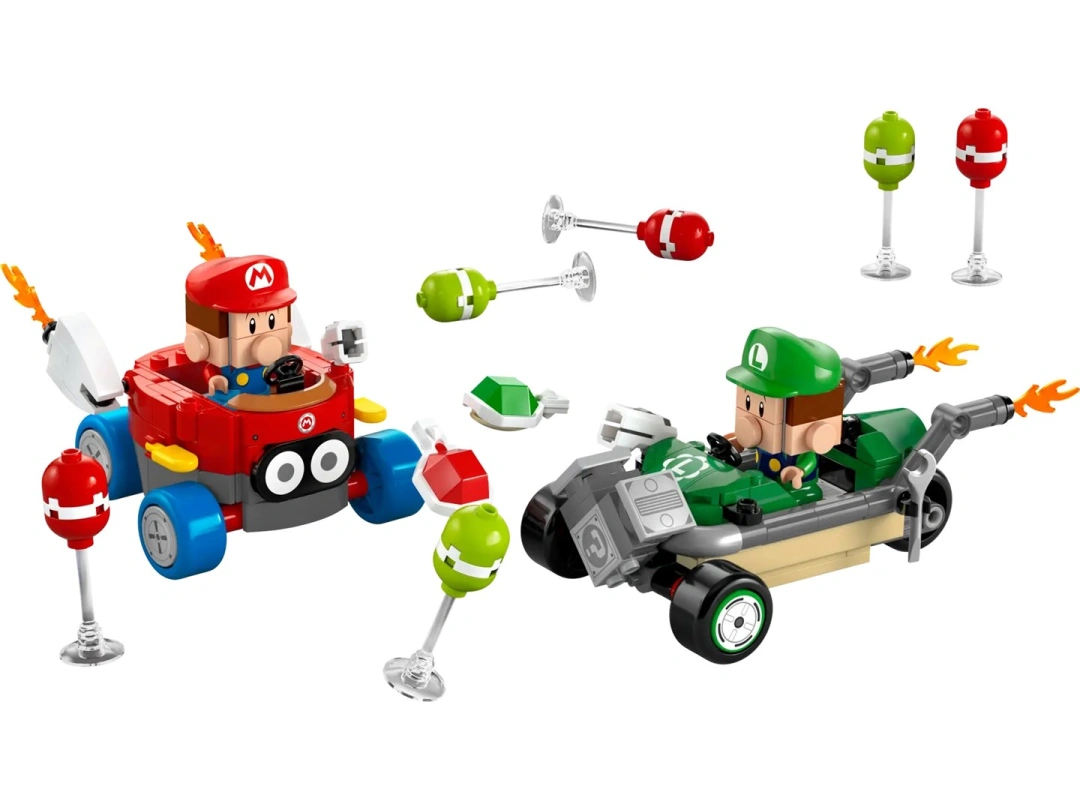 LEGO Super Mario 72034 Mario Kart – Baby Mario vs. Baby Luigi