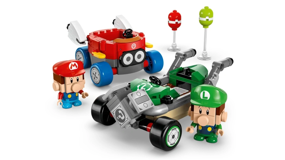 LEGO Super Mario 72034 Mario Kart – Baby Mario vs. Baby Luigi