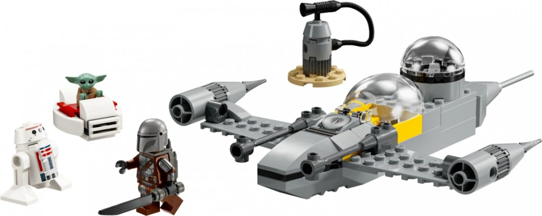 LEGO Star Wars 75410 Mando, Grogu a stíhačka N-1 Starfighter