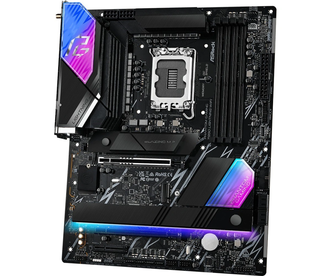 ASRock Z890 Lightning WiFi / Intel Z890 / LGA1851 / 4x DDR5 / 4x M.2 / HDMI / 2x Thunderbolt 4 / WiF