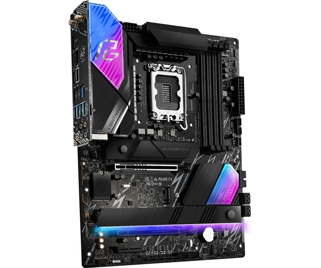 ASRock Z890 Lightning WiFi / Intel Z890 / LGA1851 / 4x DDR5 / 4x M.2 / HDMI / 2x Thunderbolt 4 / WiF