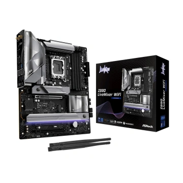 ASRock Z890 Livemixer WiFi / Intel Z890 / LGA1851 / 4x DDR5 / 4x M.2 / HDMI / 2x Thunderbolt 4 / WiF