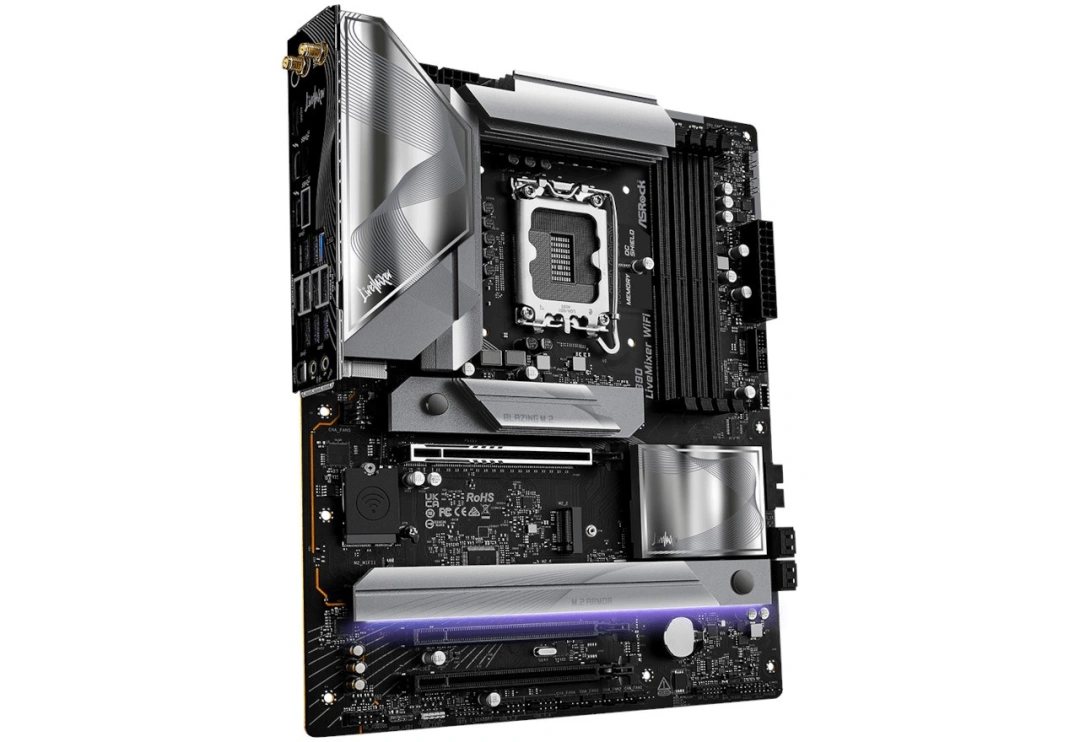 ASRock Z890 Livemixer WiFi / Intel Z890 / LGA1851 / 4x DDR5 / 4x M.2 / HDMI / 2x Thunderbolt 4 / WiF