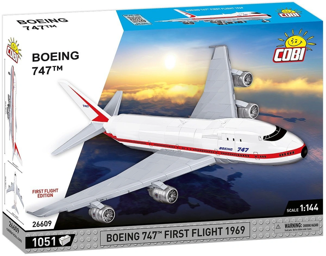 Cobi 26609 Boeing 747 First Flight 1969, 1:144, 1051 k