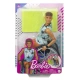 Mattel Barbie Model Ken na invalidním vozíku v modrém kostkovaném tílku -195 HJT59