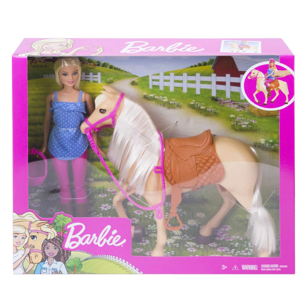 INTEREST Mattel panenka s koněm.