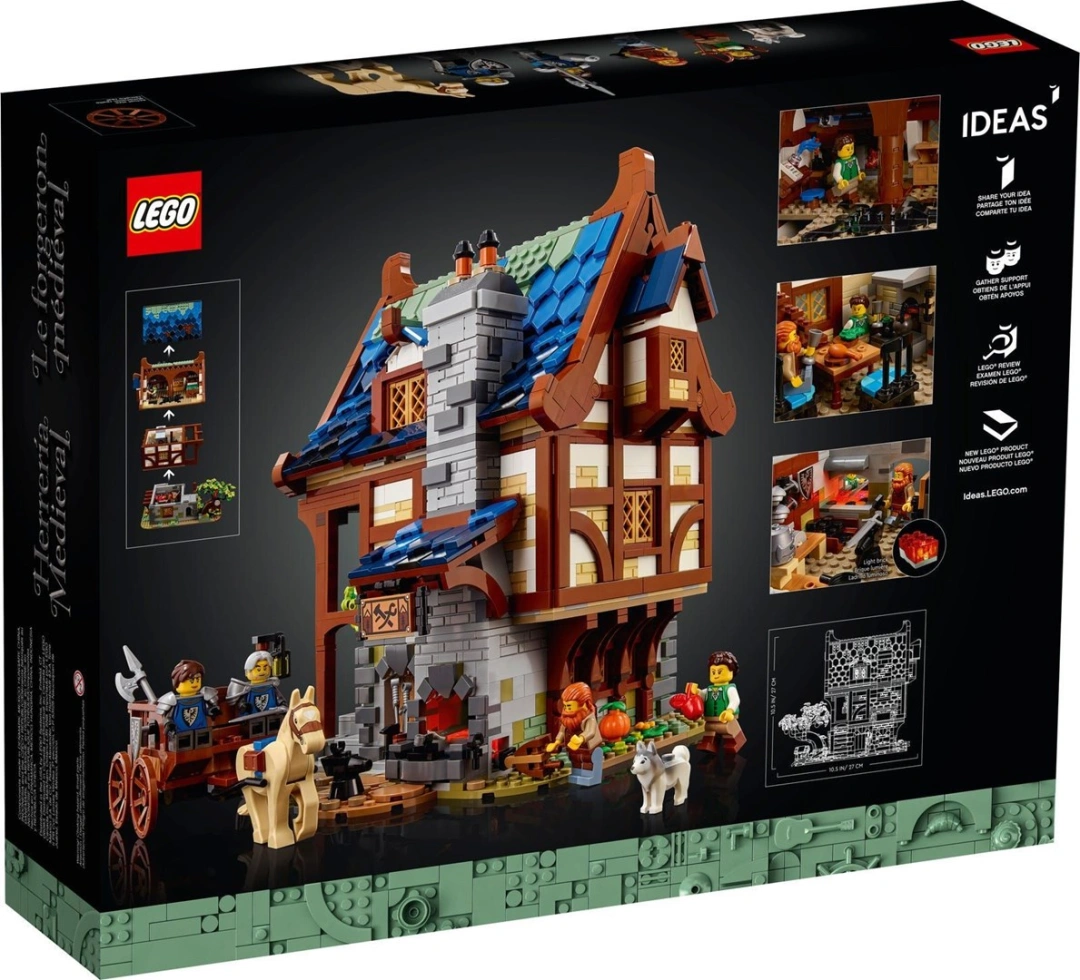 LEGO NÁPADY 21325 STŘEDOVĚKÁ KOVÁRNA