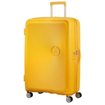 American Tourister SOUNDBOX SPINNER 77 EXP Golden Yellow