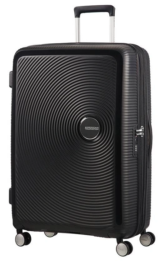 American Tourister Soundbox Spinner 77 EXP Bass Black