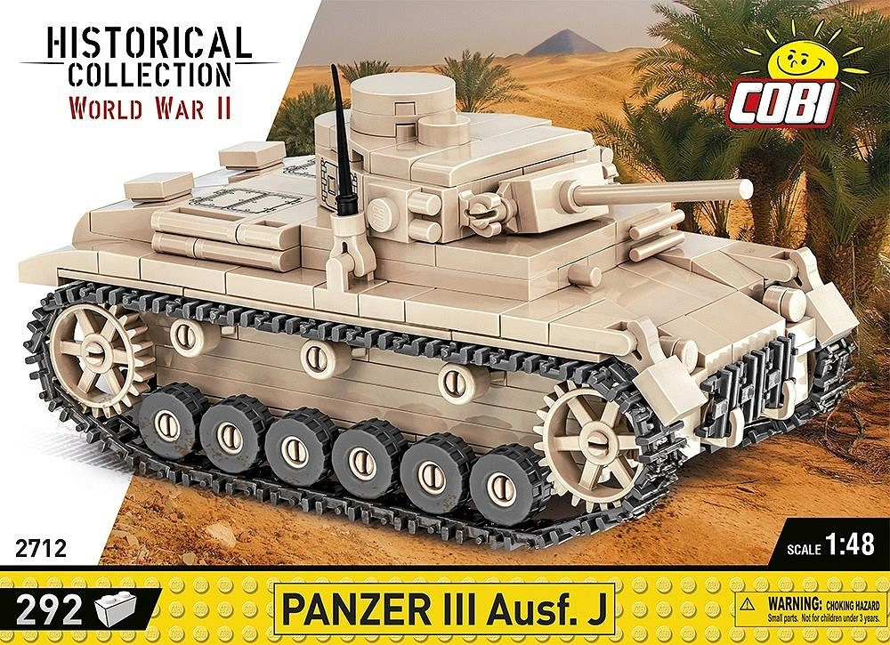 Cobi 2712 II WW Panzer III Ausf J, 1:48, 292 k