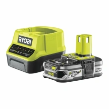 RYOBI Sada 18 V lítium iónová batéria 2,5 Ah s nabíjačkou RC18120 ONE + RC18120-125 5133003359