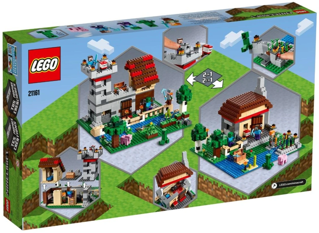 LEGO MINECRAFT 21161 KRABICE PRO ŘEMESLNÍKY 3.0